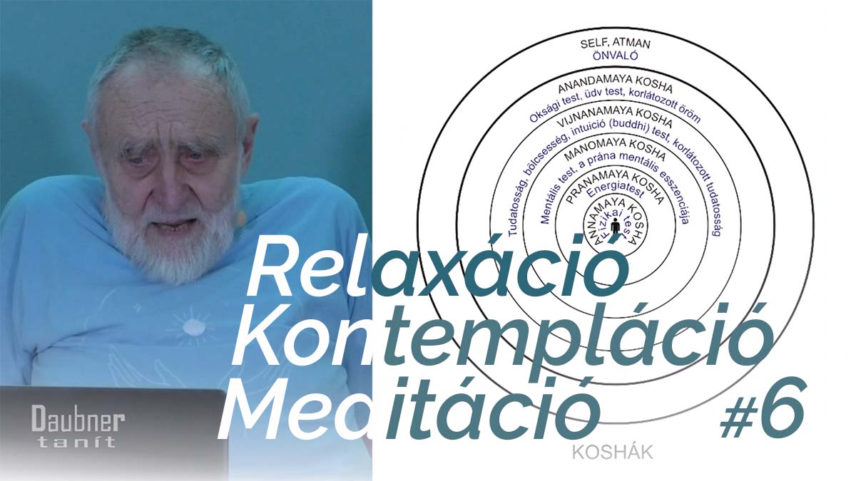 Relaxáció-Kontempláció-Meditáció tanfolyam - 6. modul: 1. és 2. alkalom