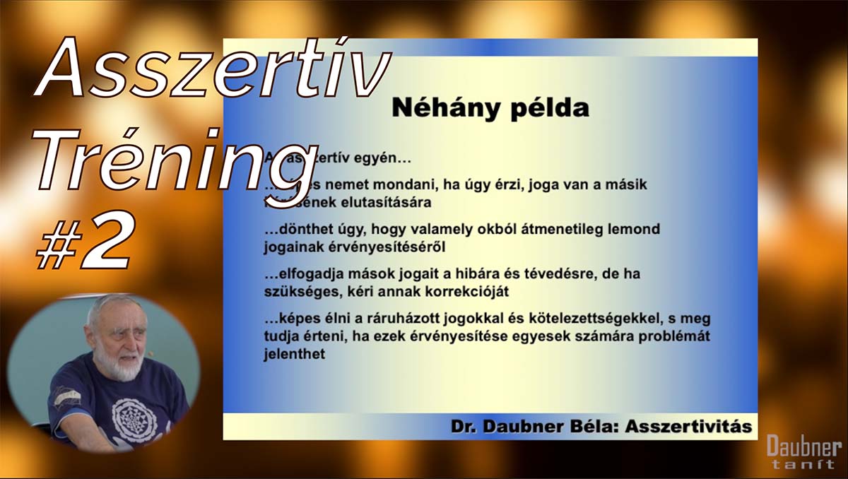 Asszertív Tréning '25 - 2. alkalom